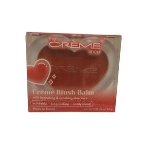 The Crème Shop Crème Blush Balm Cream with Aloe Vera Buildable Made in Korea NEW